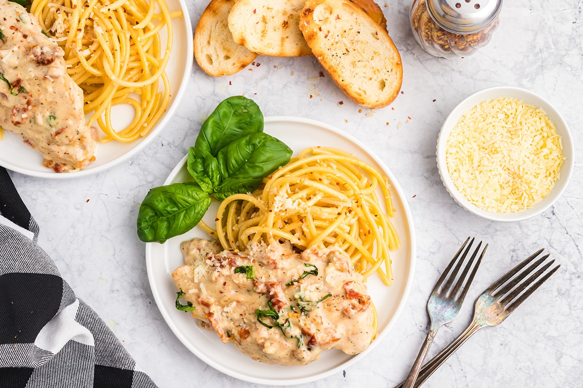 BEST Creamy Tuscan Chicken Recipe (Marry Me Chicken Dinner!)